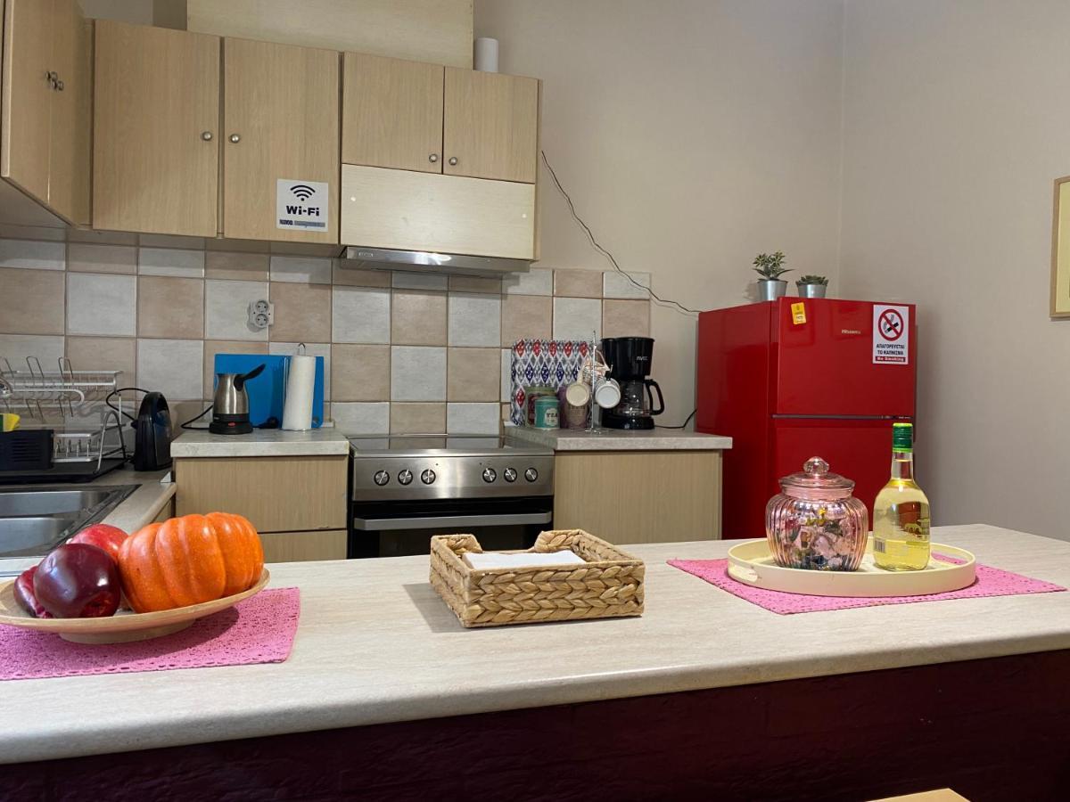 Cozy And Quiet Mini City Apartment Trikala  Bagian luar foto
